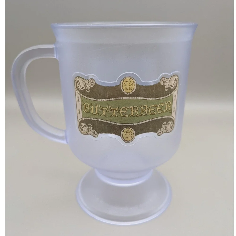 Harry Potter Plastic Frosted Butterbeer Mug Wizarding World Universal Studios